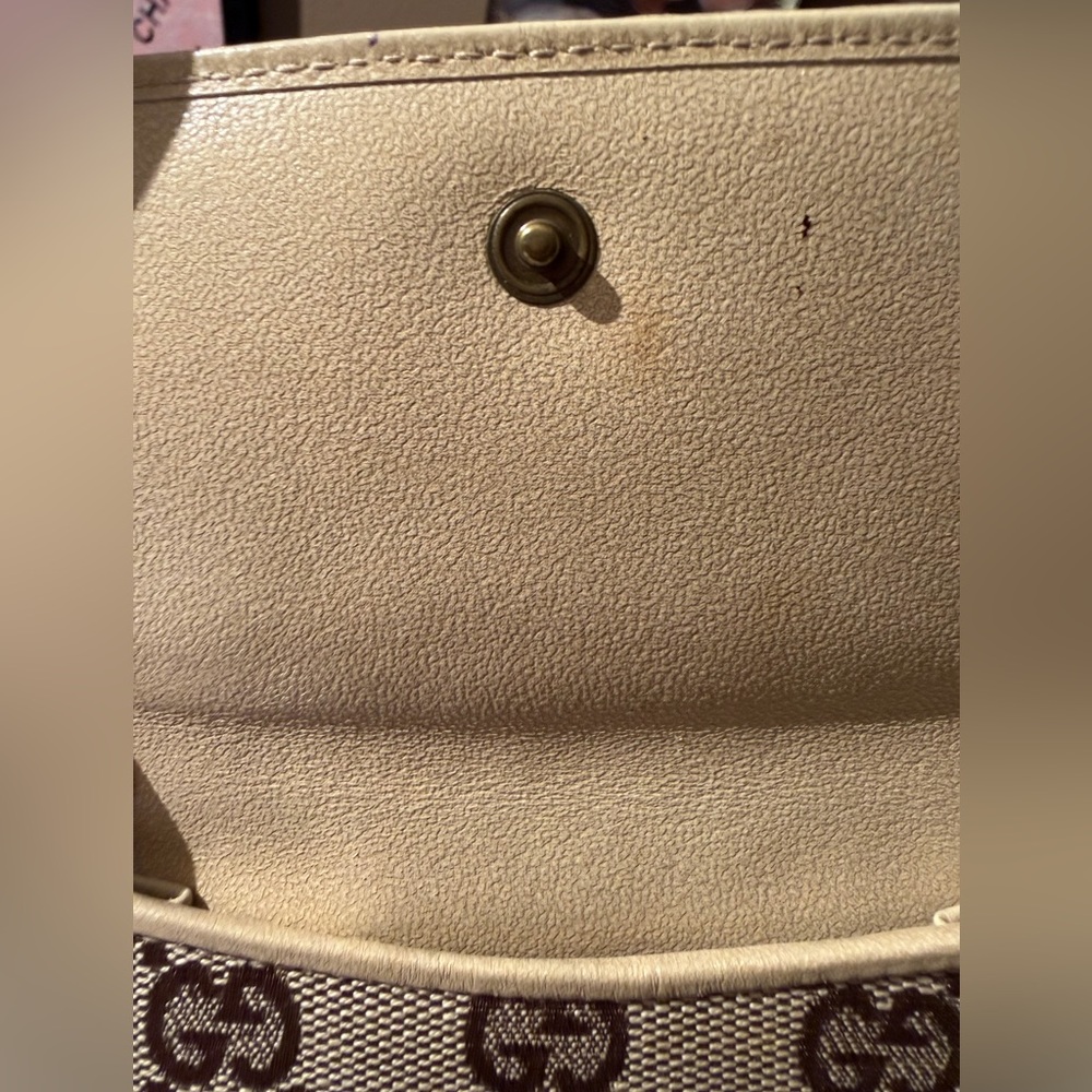 ⭐️⭐️vintage Gucci GG Canvas Compact Wallet - Picture 12 of 15